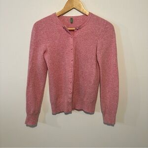 Vintage United Colors of Benetton Pink Pearl Cardigan